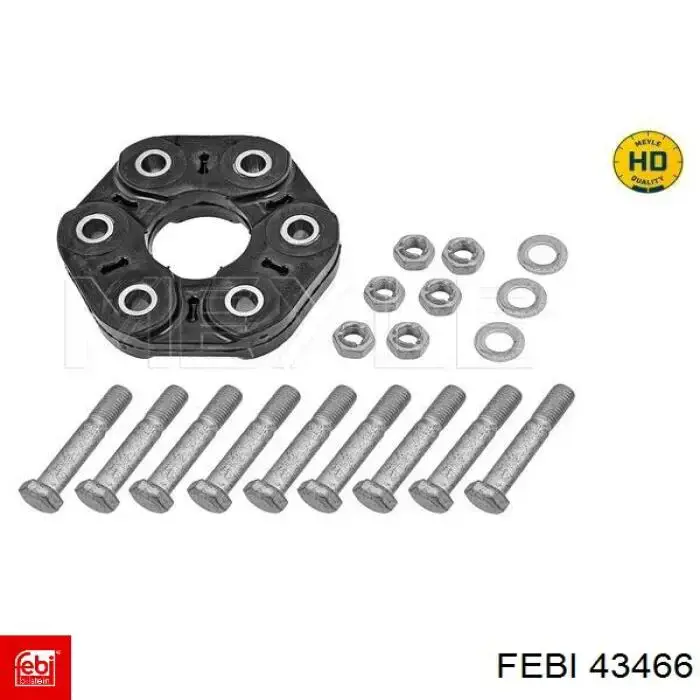 Эластичная муфта кардана Febi 43466
