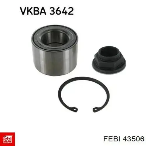 Подшипники задней ступицы Febi 43506 цена, от 24.82 USD