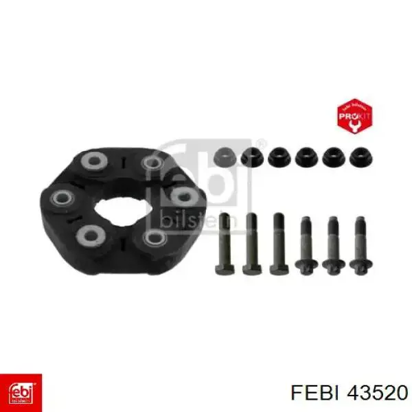 Муфта кардана эластичная задняя 43520 Febi