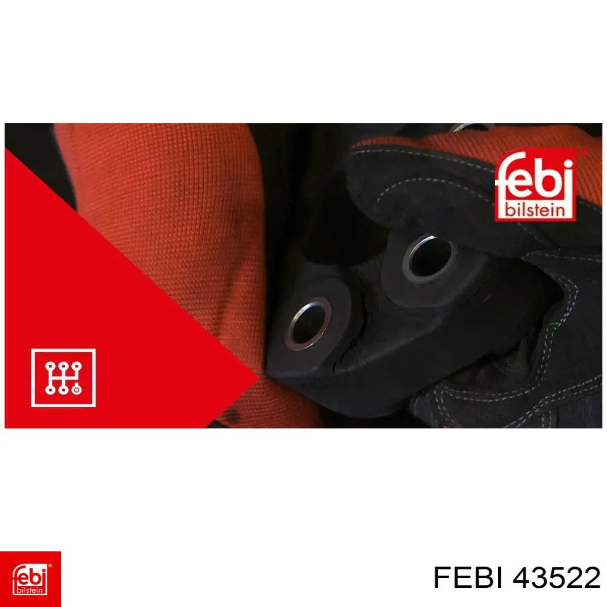 Купить 43522 Febi Муфта кардана эластичная задняя