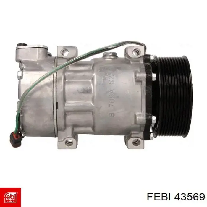 Компрессор кондиционера 43569 Febi