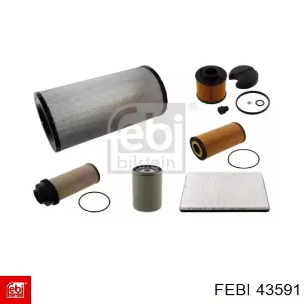 43591 Febi kit de filtros para um motor