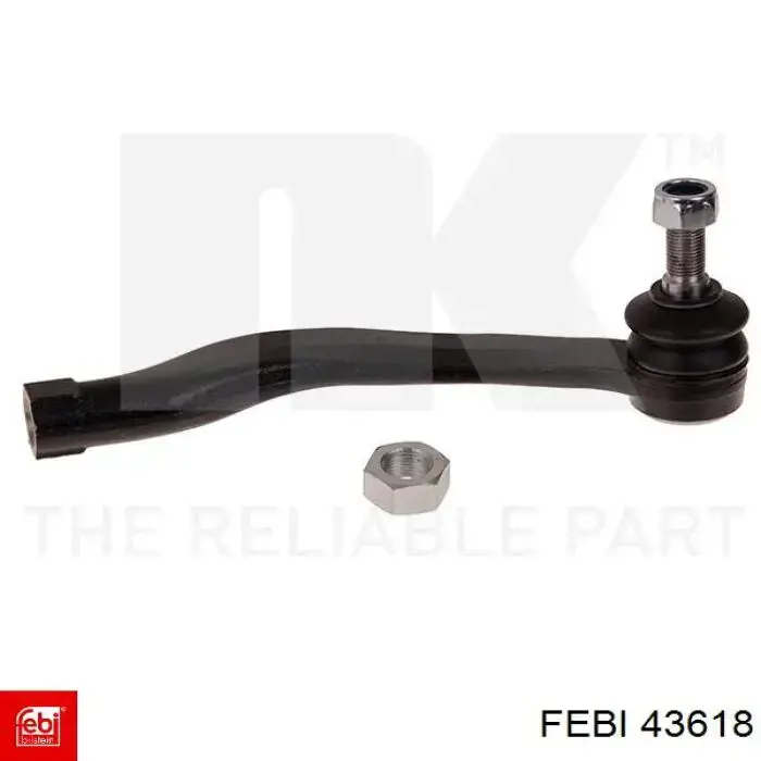 Наконечник рулевой тяги Febi 43618