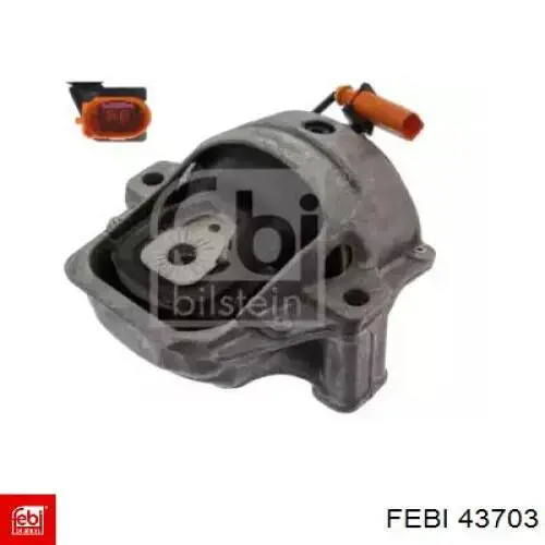 Гидроопора двигателя левая Febi 43703 цена, от 88.05 USD