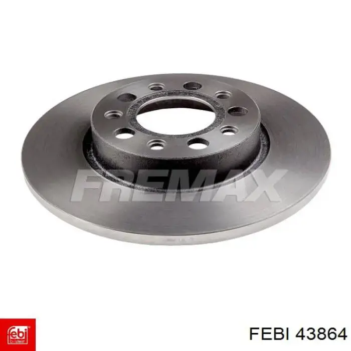 Задний тормозной диск Febi 43864 цена, от 28.29 USD