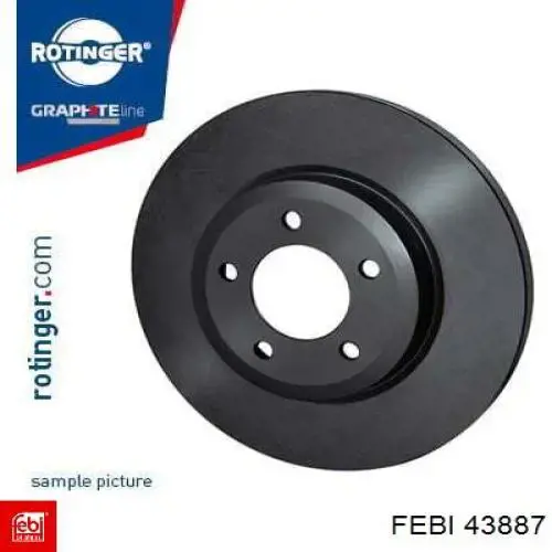 Тормозные диски 43887 Febi