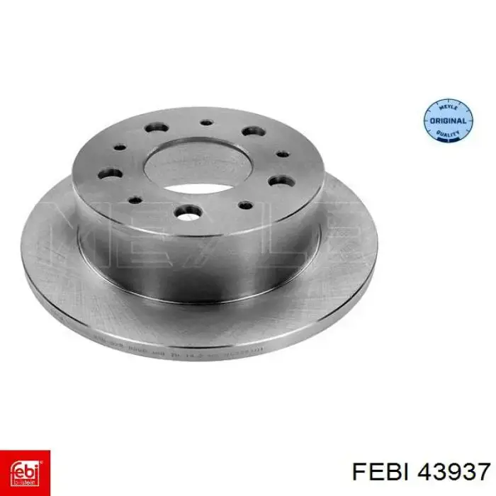 Купить 43937 Febi Диск тормозной задний