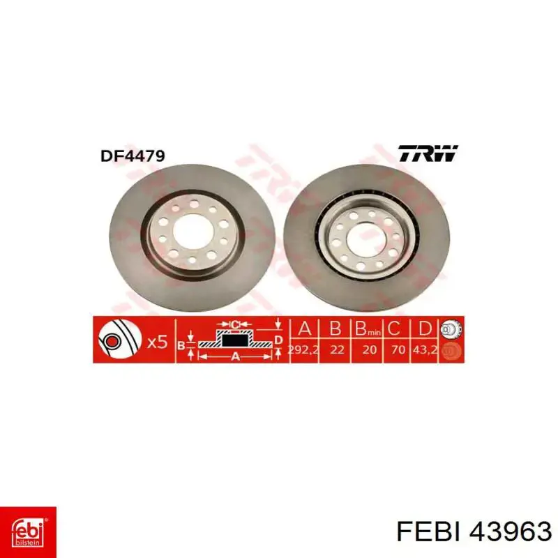 Тормозные диски DDF3085C Ferodo