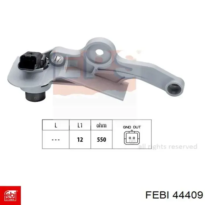 Датчик положения коленчатого вала Febi 44409 цена, от 18.14 USD
