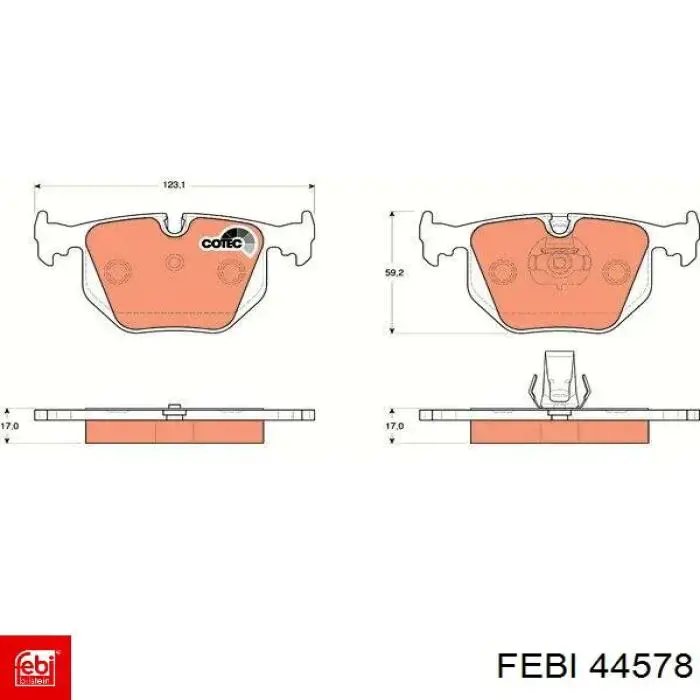 Купить 44578 Febi Реле регулятор напряжения генератора