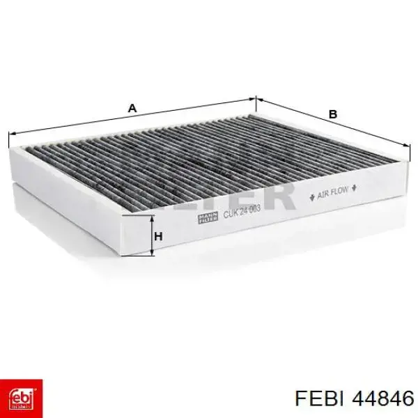 Фильтр воздушный отопителя Febi 44846 цена, от 10.74 USD