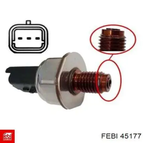 Датчик давления топлива Febi 45177 цена, от 58.98 USD