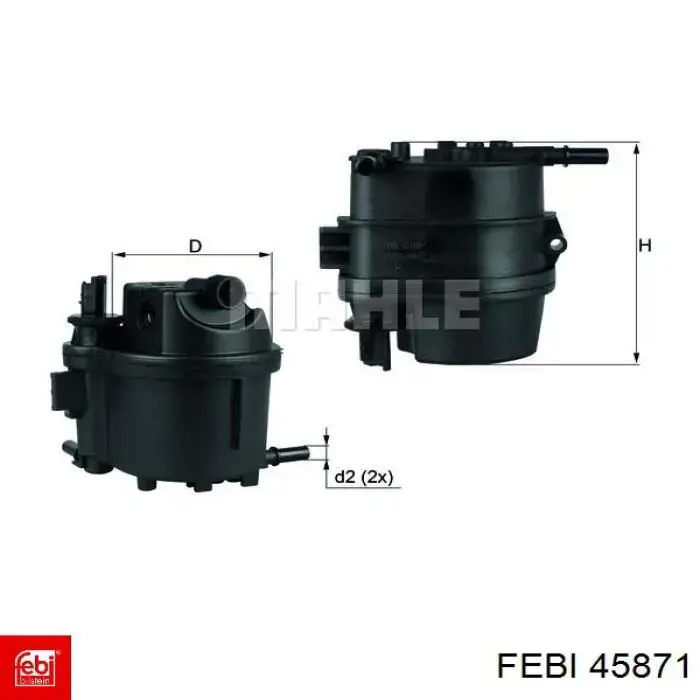 Фильтр топливный Febi 45871