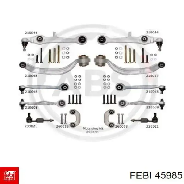 Купить 45985 Febi Патрубок радиатора