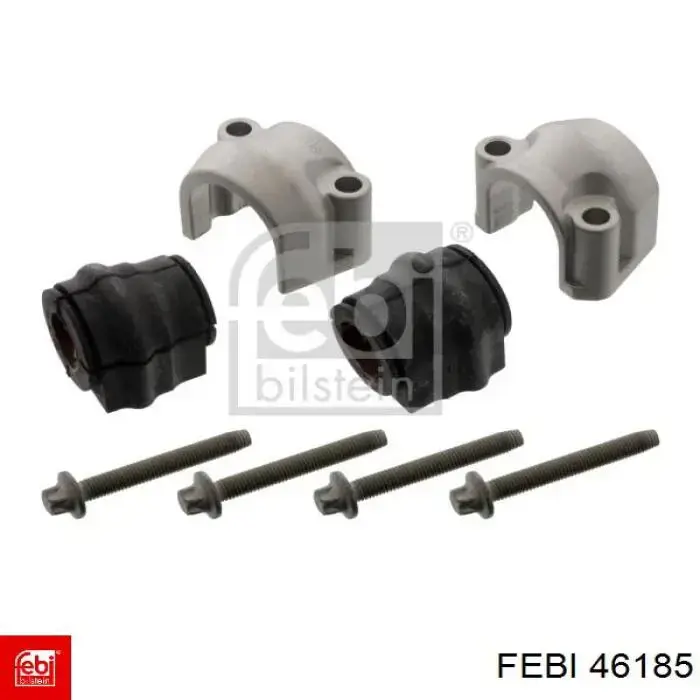 Втулка стабилизатора переднего, комплект Febi 46185 цена, от 45.30 USD