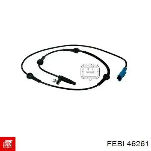 Датчик АБС передний 46261 Febi