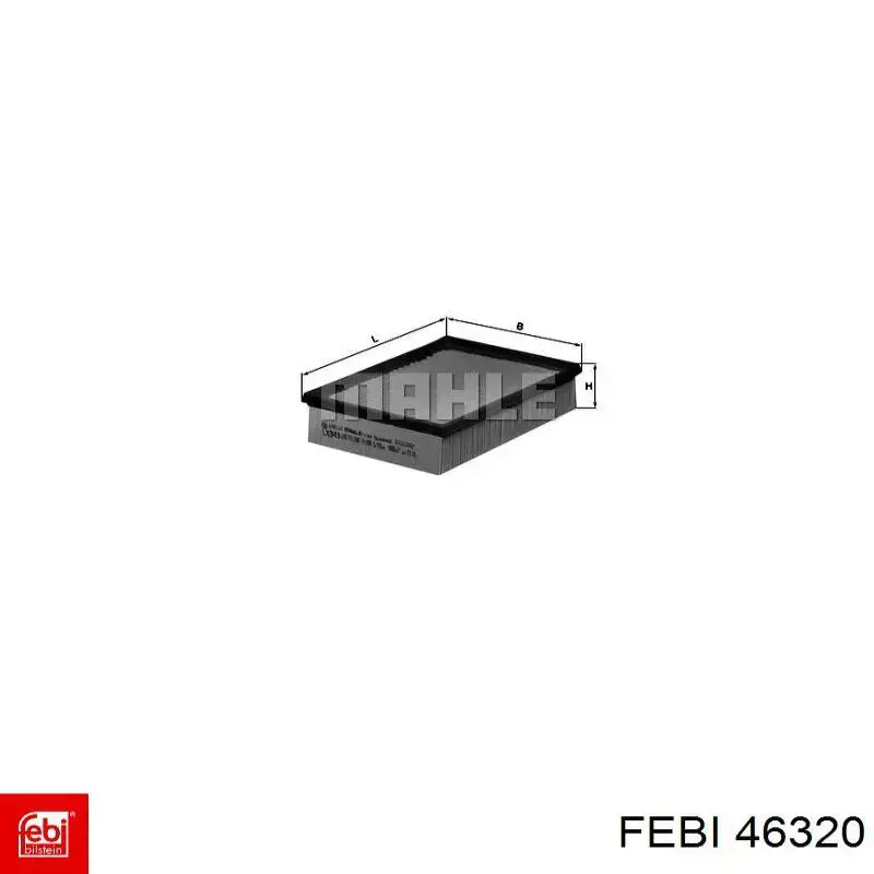 Правая подушка двигателя 46320 Febi