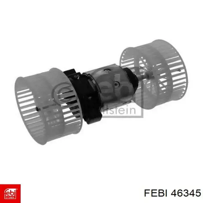 Вентилятор печки 46345 Febi