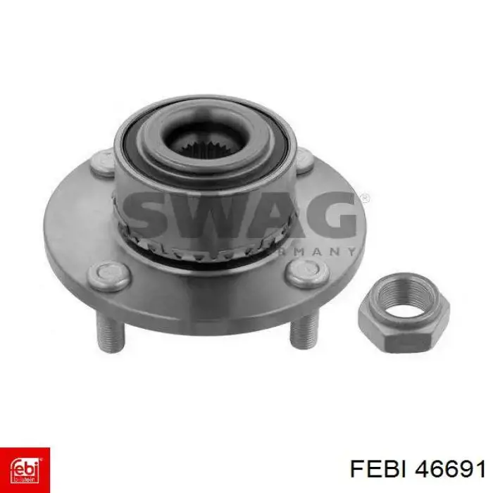 Шпилька колесная задняя/передняя Febi 46691 цена, от 2.76 USD