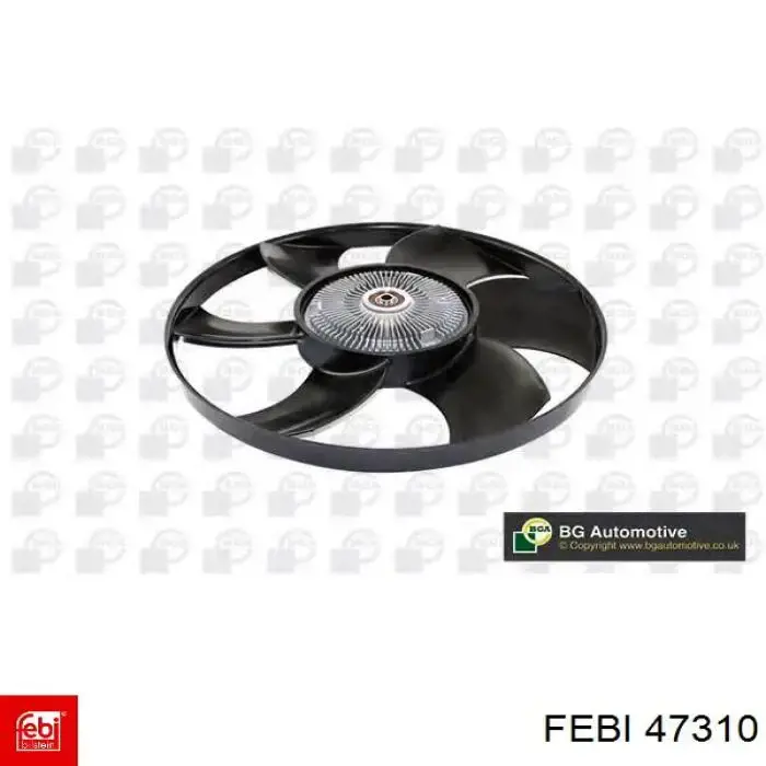 Электровентилятор охлаждения в сборе Febi 47310 цена, от 106.49 USD