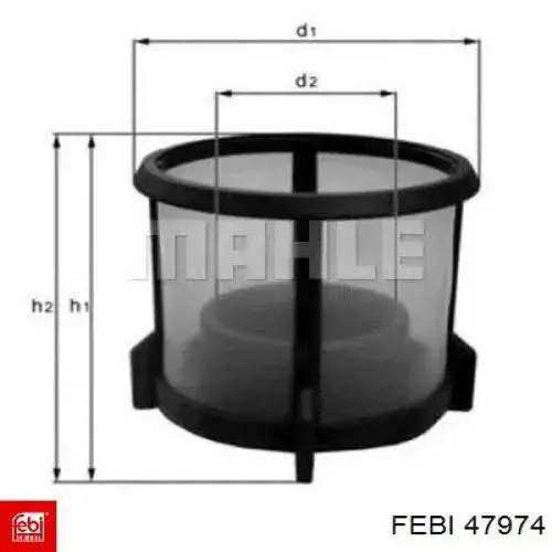 Filtro de combustível para Renault Trucks MAGNUM III 