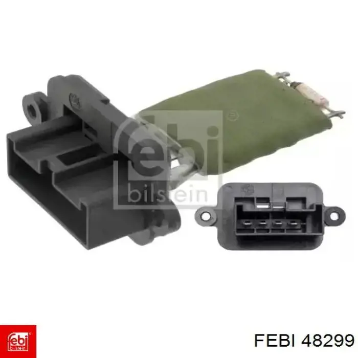 48299 Febi резистор (сопротивление вентилятора печки (отопителя салона))