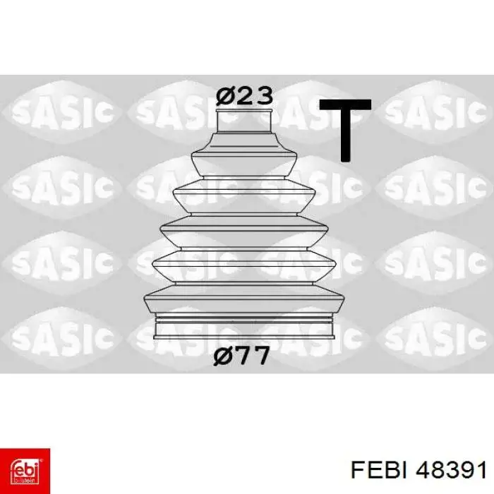48391 Febi Передний подшипник колеса