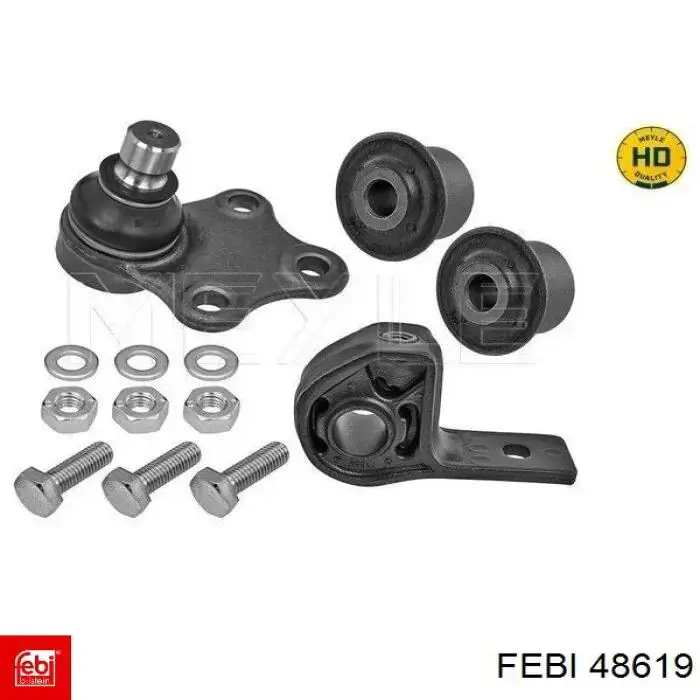 Комплект сайлентблоков Febi 48619 цена, от 23.32 USD