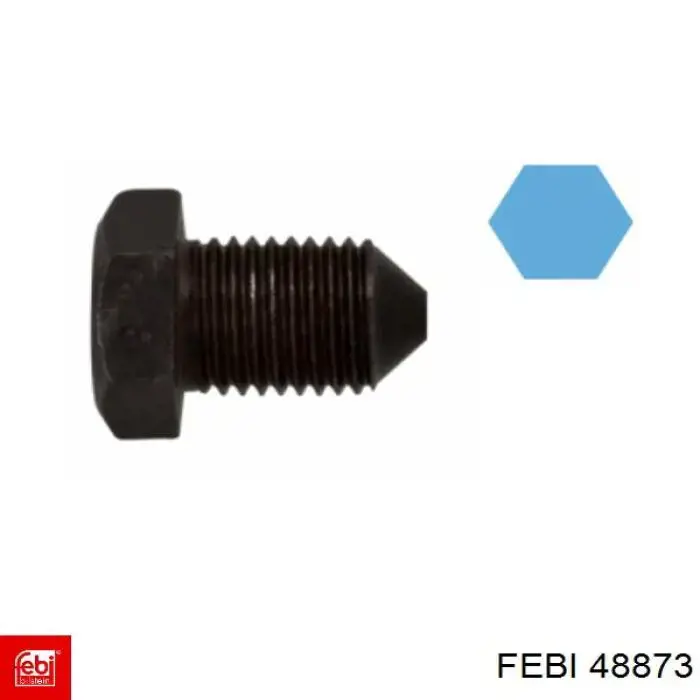 Пробка поддона двигателя Febi 48873 цена, от 1.23 USD
