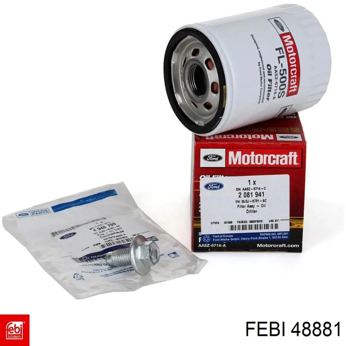 Пробка поддона двигателя Febi 48881 цена, от 3.33 USD