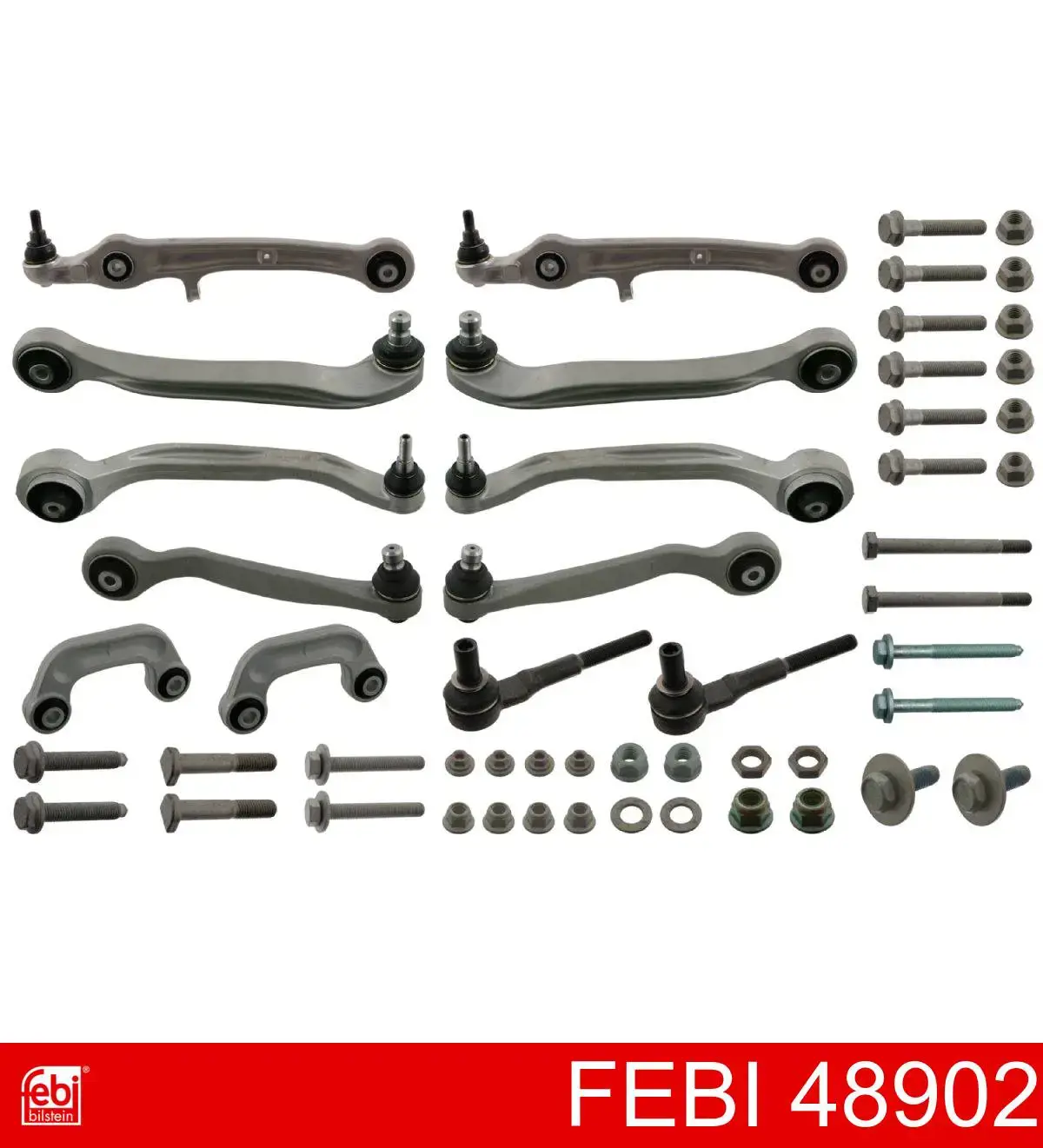 48902 Febi kit de braços oscilantes de suspensão dianteira