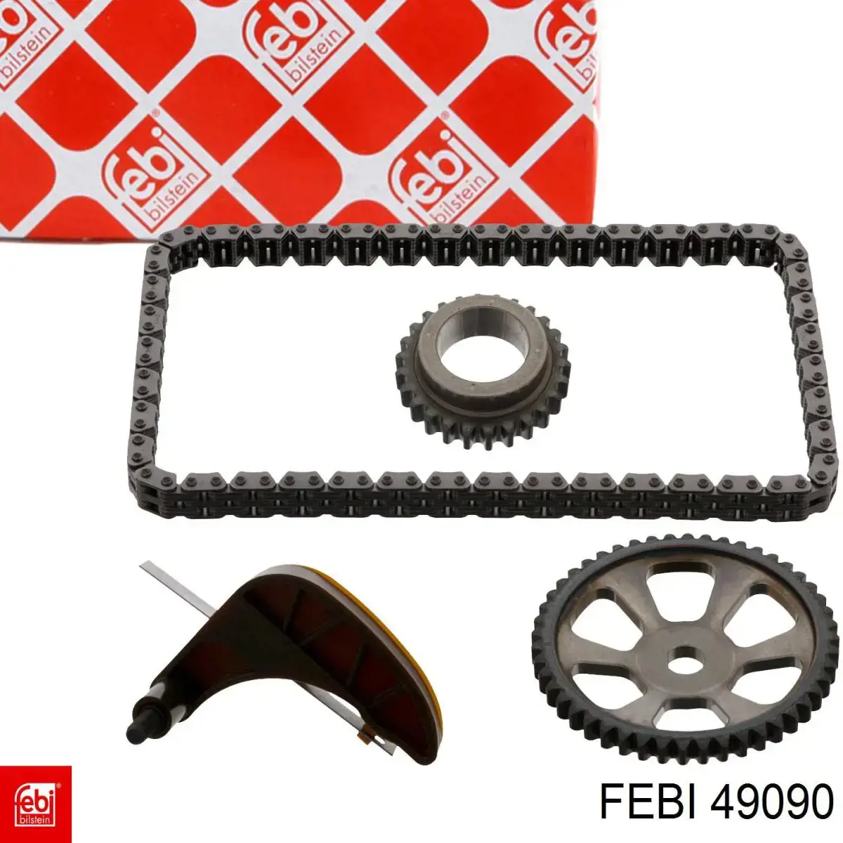 Цепь масляного насоса, комплект Febi 49090 цена, от 54.80 USD