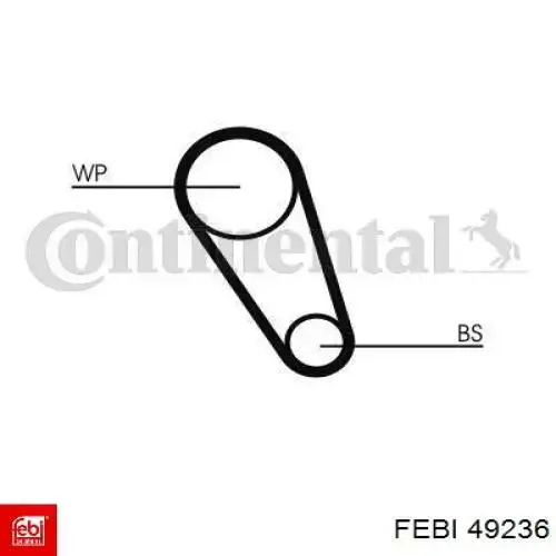 Клиновый ремень Febi 49236 цена, от 11.25 USD