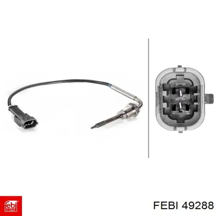 Датчик ОГ в катализаторе Febi 49288 цена, от 90.07 USD