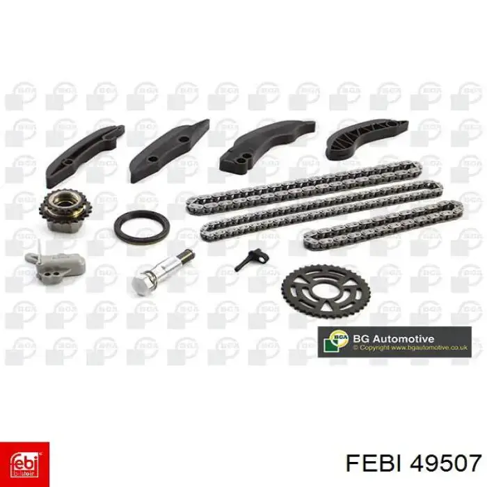 Купить 49507 Febi Цепь ГРМ верхняя, комплект