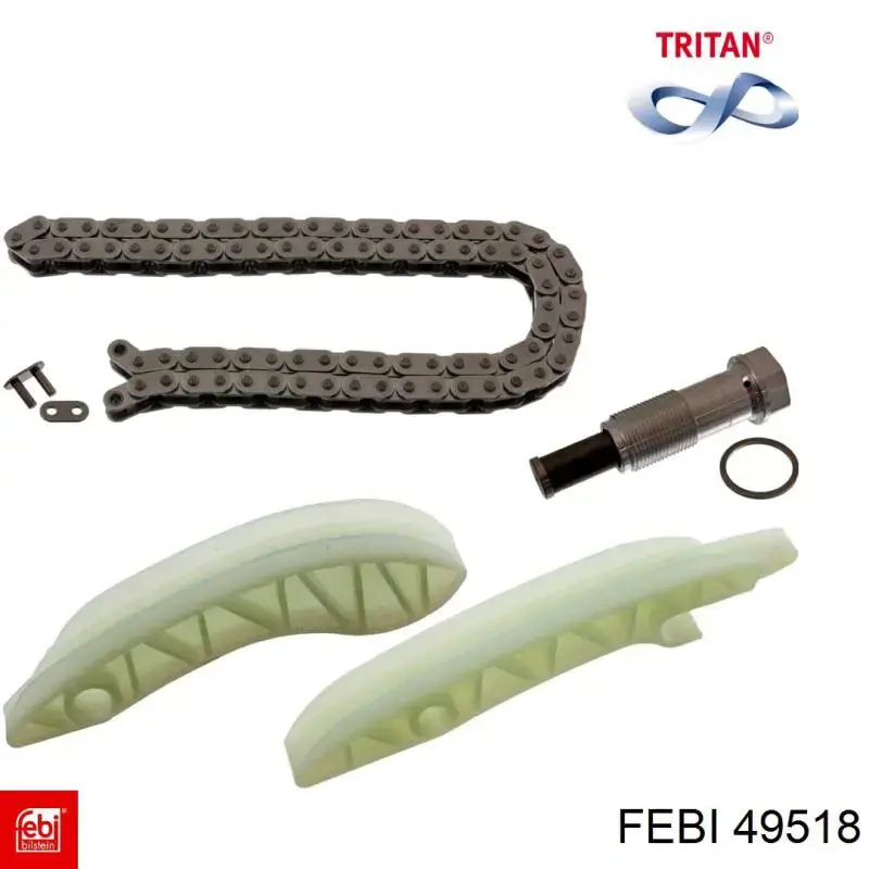 Цепь ГРМ верхняя, комплект Febi 49518 цена, от 132.60 USD