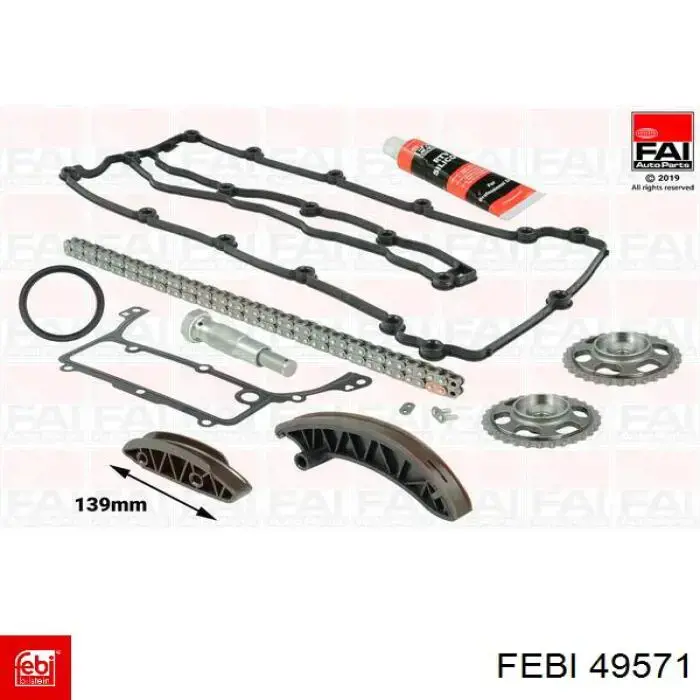 Комплект цепи ГРМ 49571 Febi