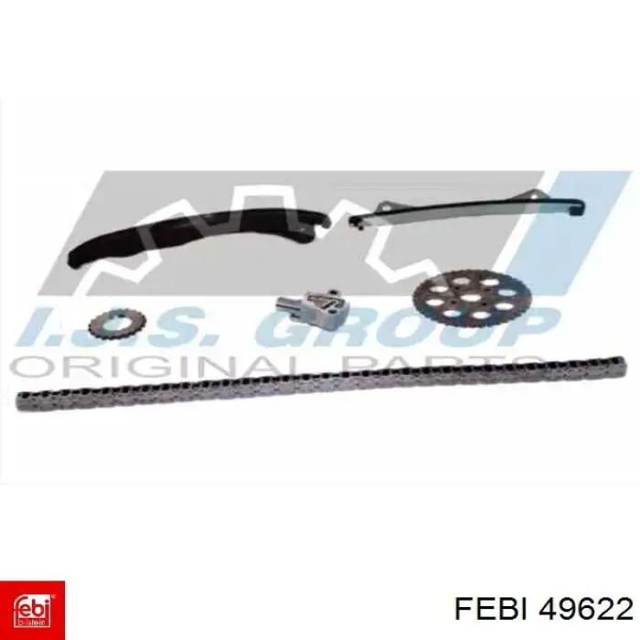 Ремкомплект ГРМ Febi 49622 цена, от 62.62 USD