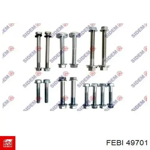 Болт крепления передней шаровой опоры к цапфе Febi 49701 цена, от 2.38 USD