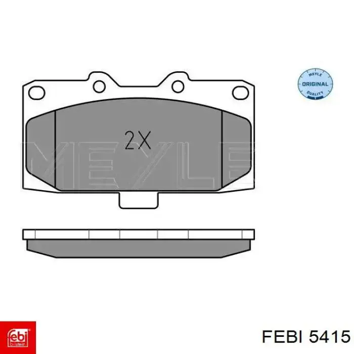 Комплект подшипника ступицы колеса Febi 5415 цена, от 22.10 USD