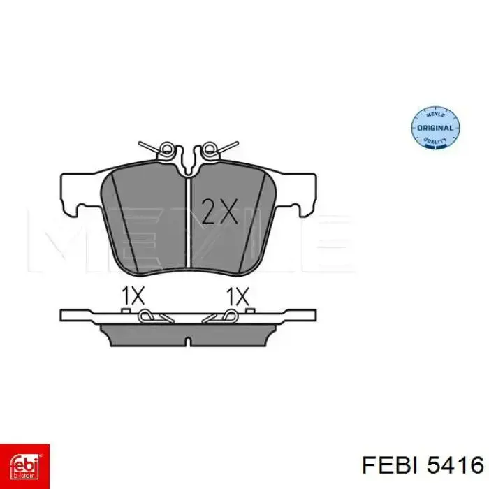 Подшипник ступицы 5416 Febi