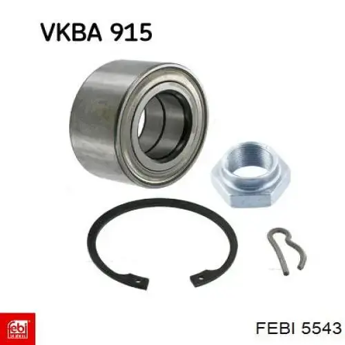 5543 Febi Подшипник ступицы передней