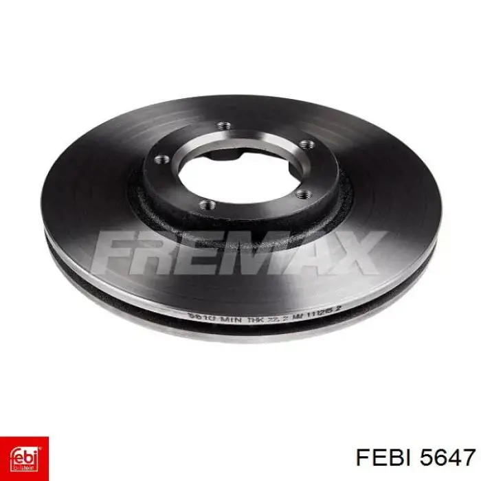 Тормоз дисковый передний Febi 5647 цена, от 30.27 USD