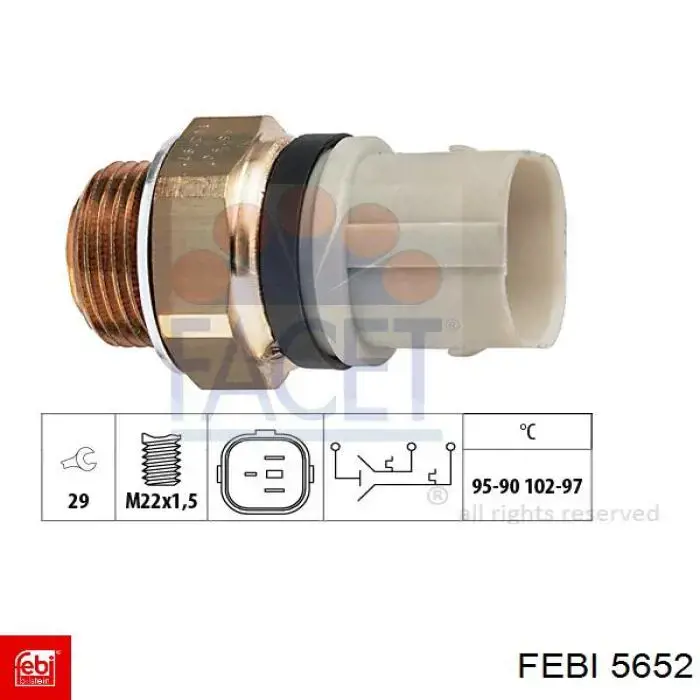 Тормозные диски 5652 Febi