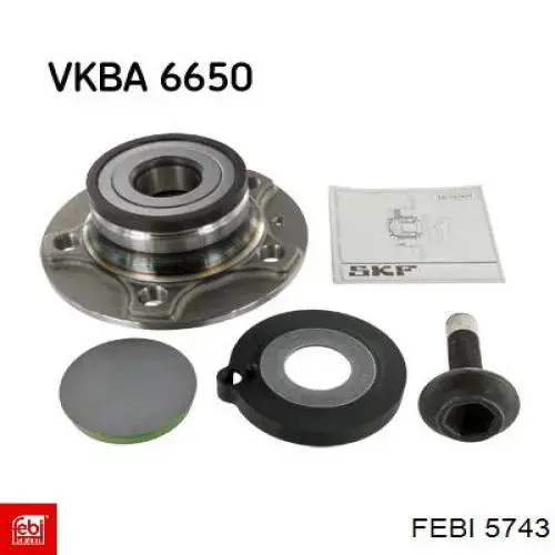 Шланг тормозной передний 5743 Febi