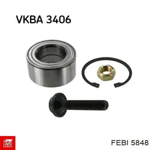 Купить 5848 Febi Подшипник передней ступицы