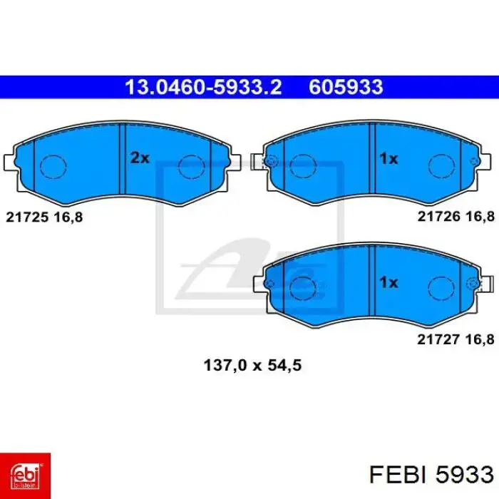 Натяжной ролик Febi 5933 цена, от 18.21 USD
