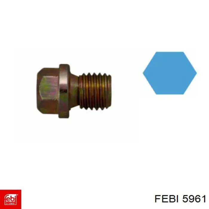 5961 Febi Пробка поддона двигателя