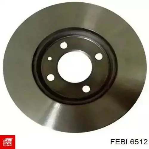 6512 Febi диск тормозной передний