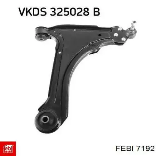 Правый рычаг передней нижней подвески Febi 7192 цена, от 43.25 USD